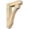 Ekena Millwork Legacy Arts and Crafts Rough Sawn Bracket w/ Offset Brace, Douglas Fir, 8"W x 32"D x 44"H BKT0806X32X44LEC03RDF - alternate 1